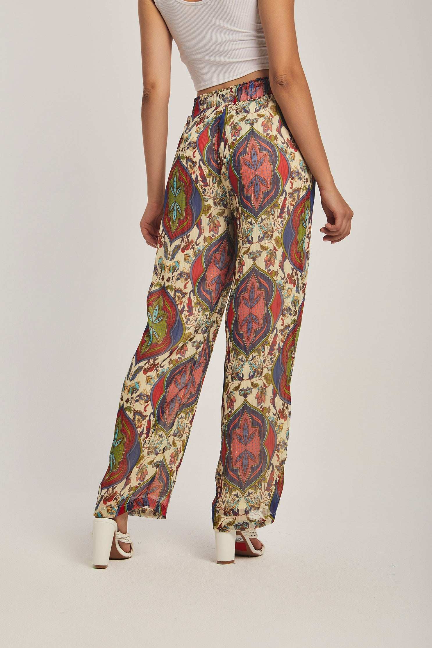 Women Regular Fit Pant - Multicolorcolor