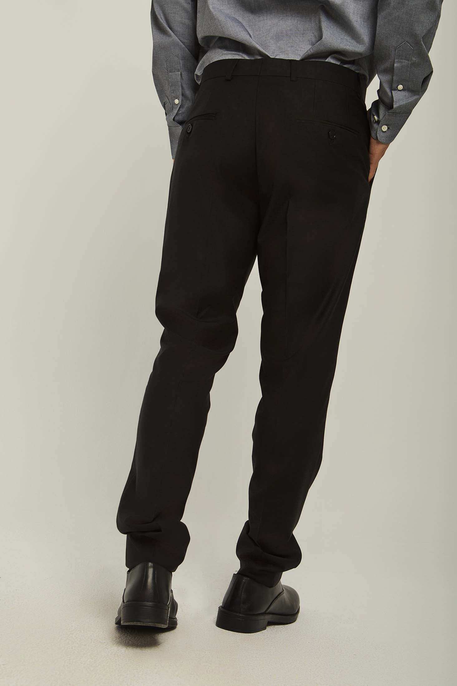 Men Regular Fit Pant - Black