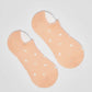 No-Show Polka Dot Print Liner Socks