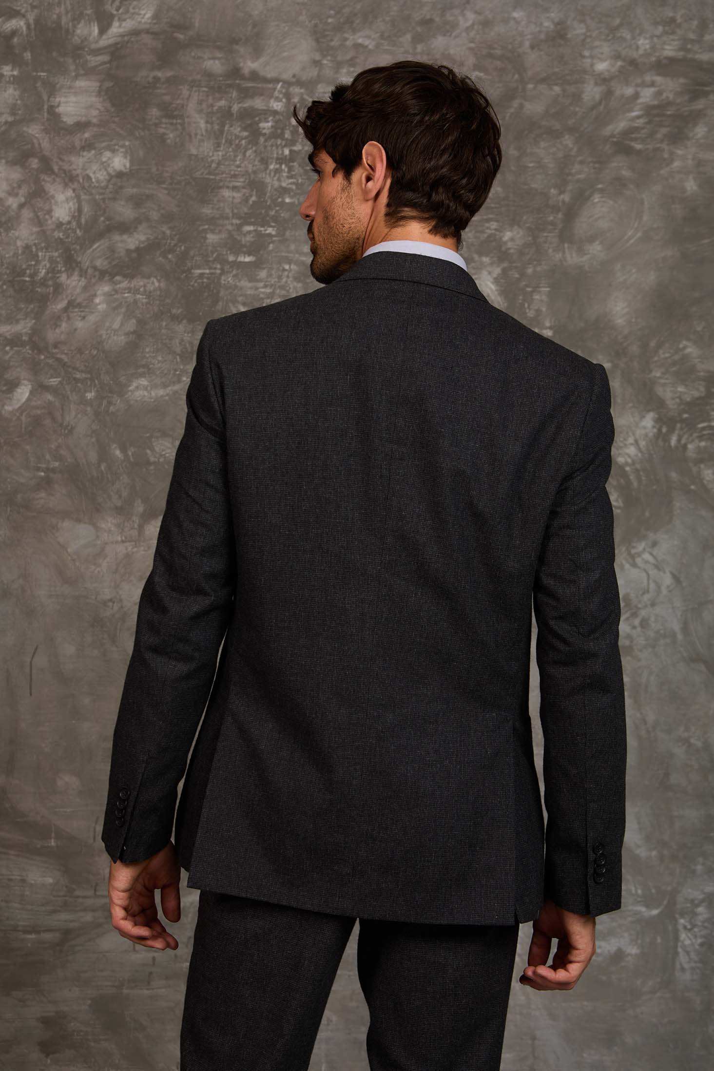 Men Regular Fit Blazer Black