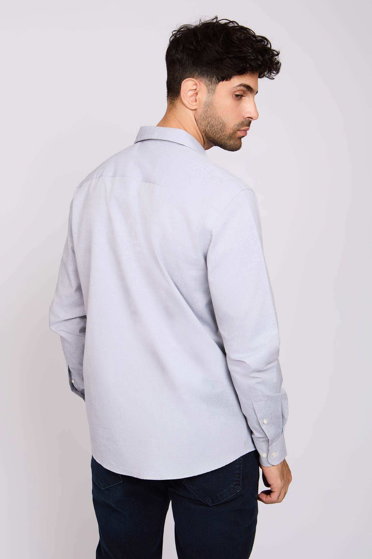 Men Regular Fit Shirt Navy