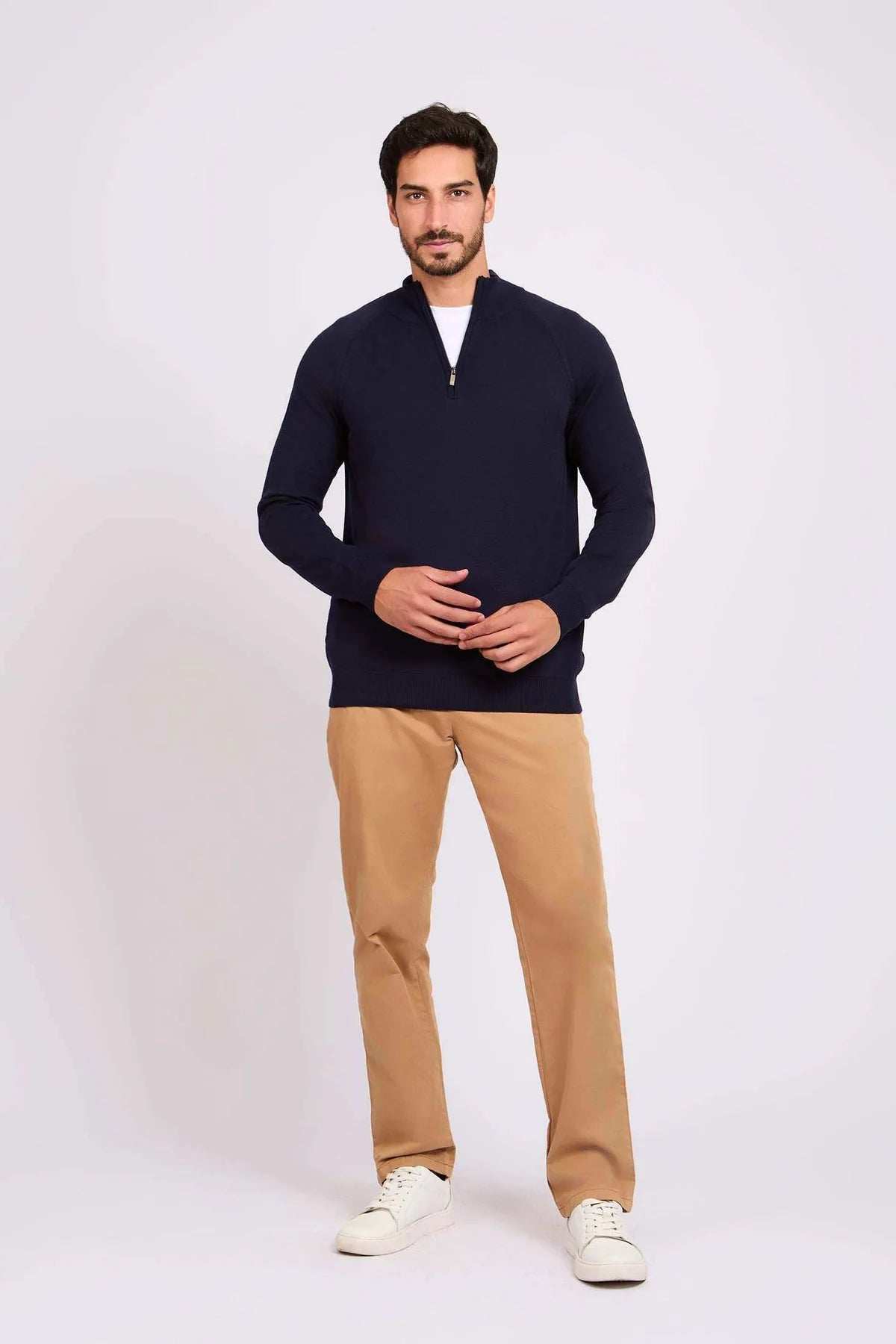 Men Regular Fit Pullover + Pant Bundle