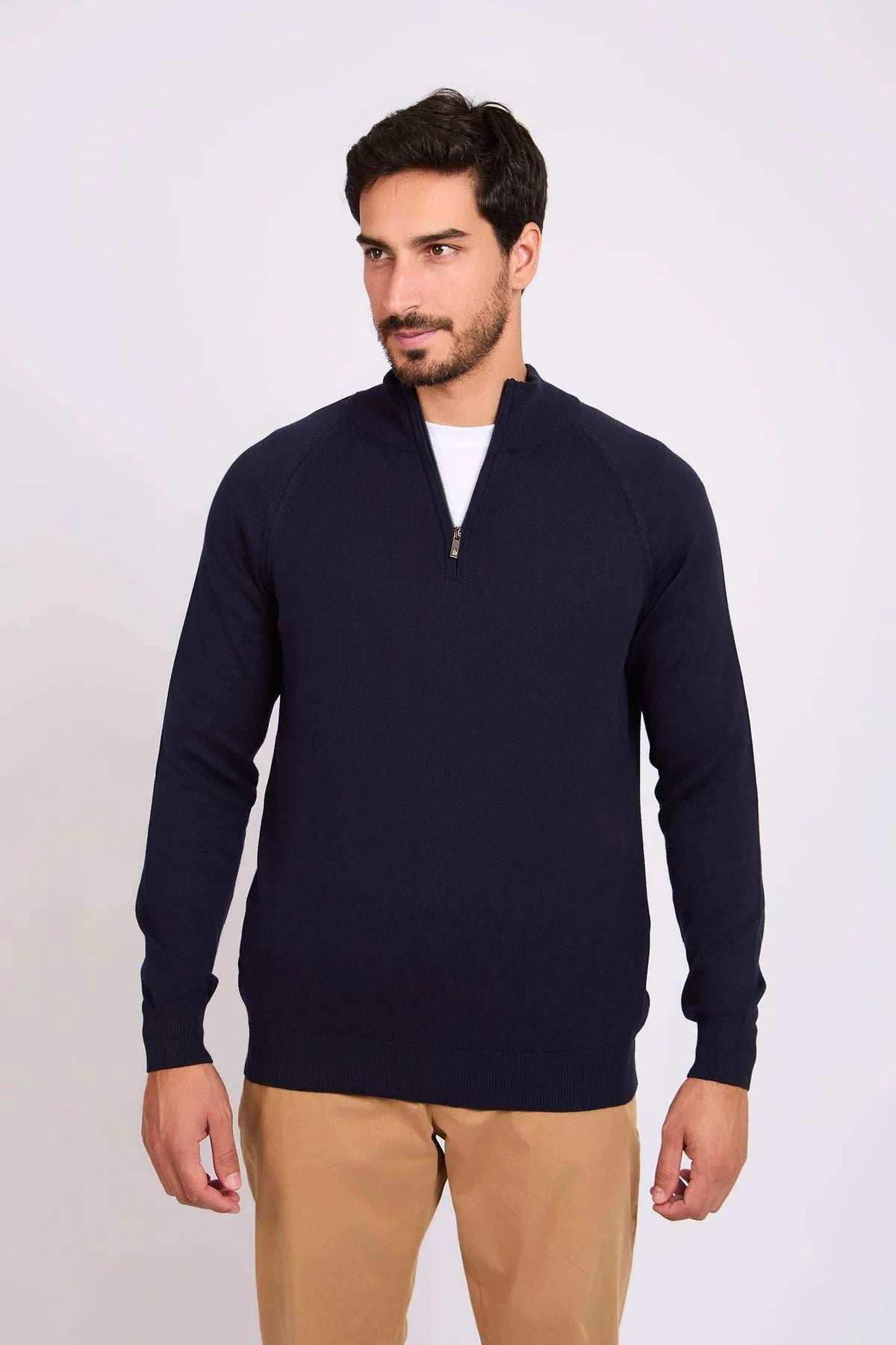 Men Regular Fit Pullover + Pant Bundle