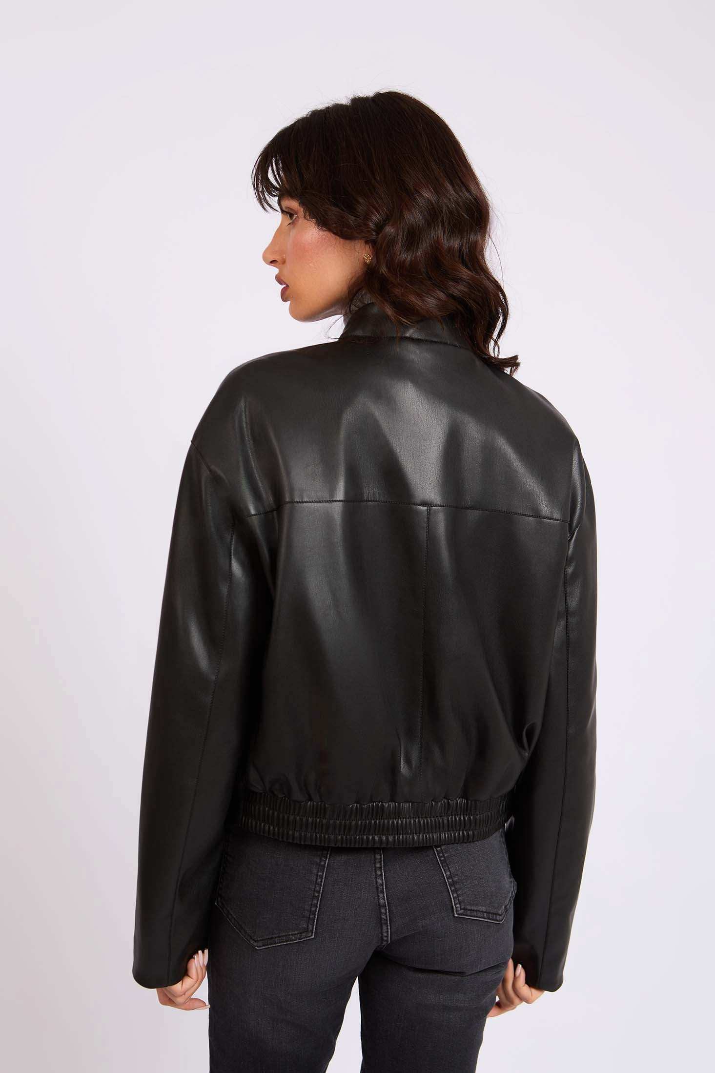 Women Regular Fit Jacket Black