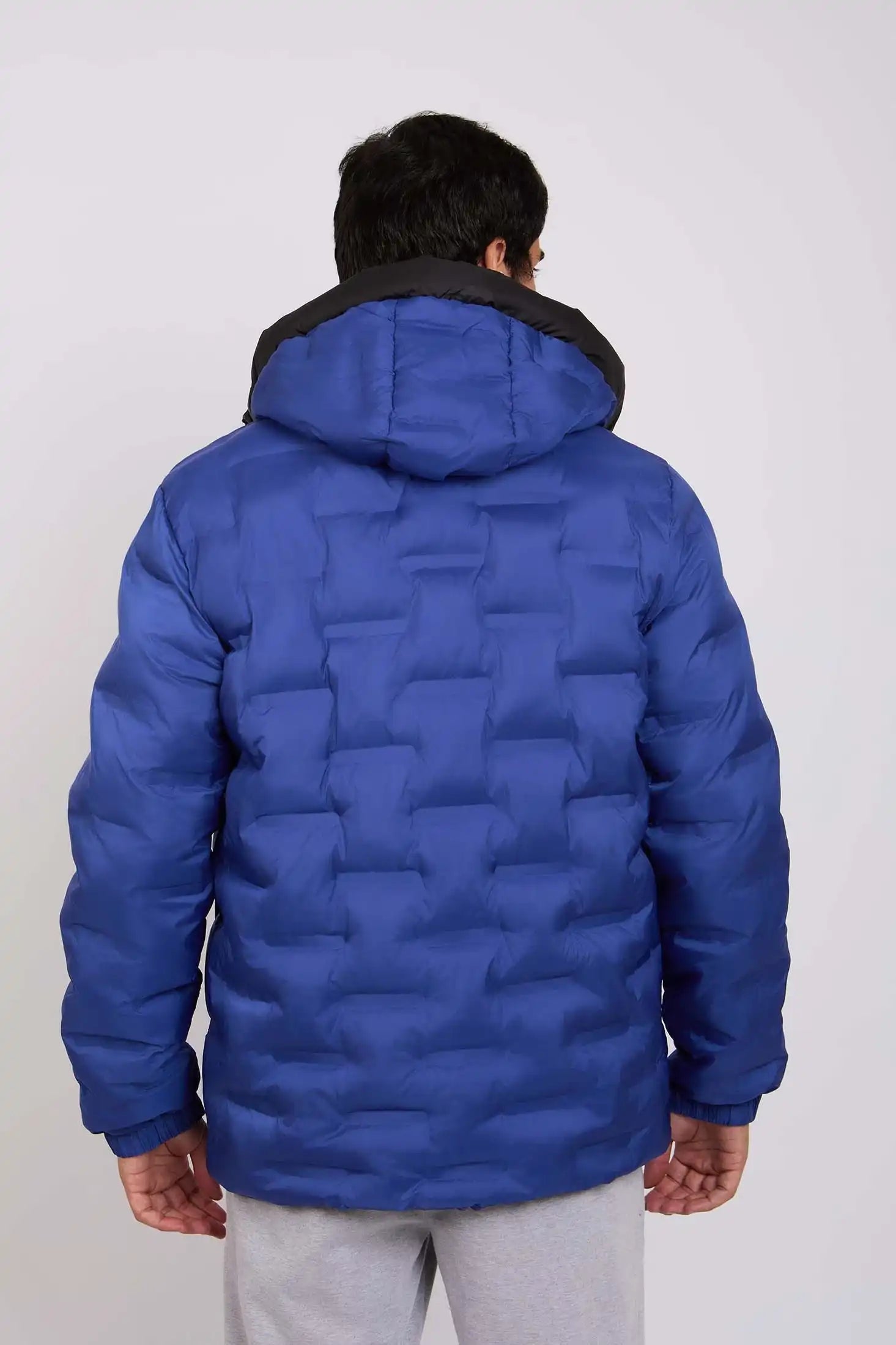 Men Regular Fit Jacket Blue