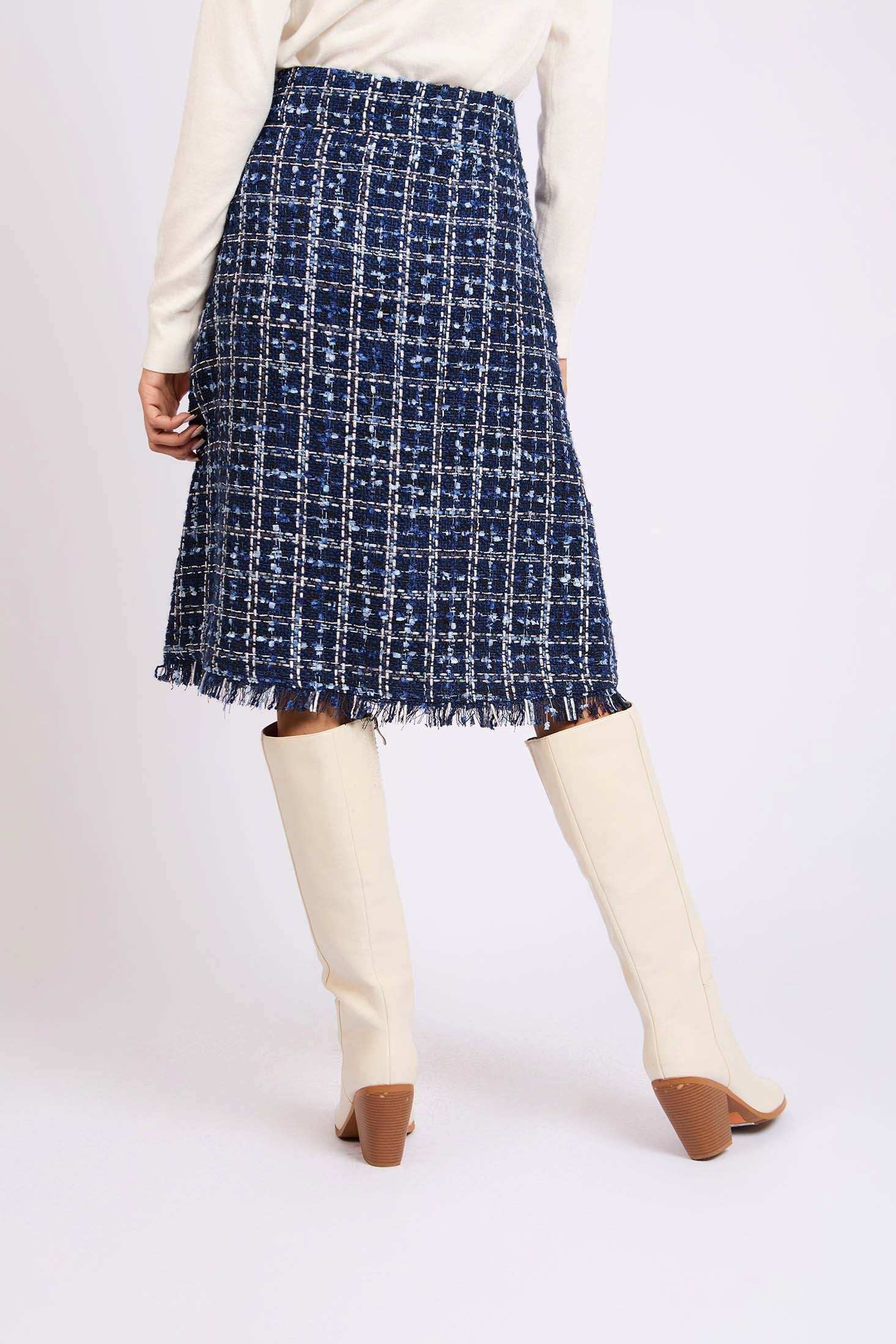 Women Regular Fit Skirt Blue