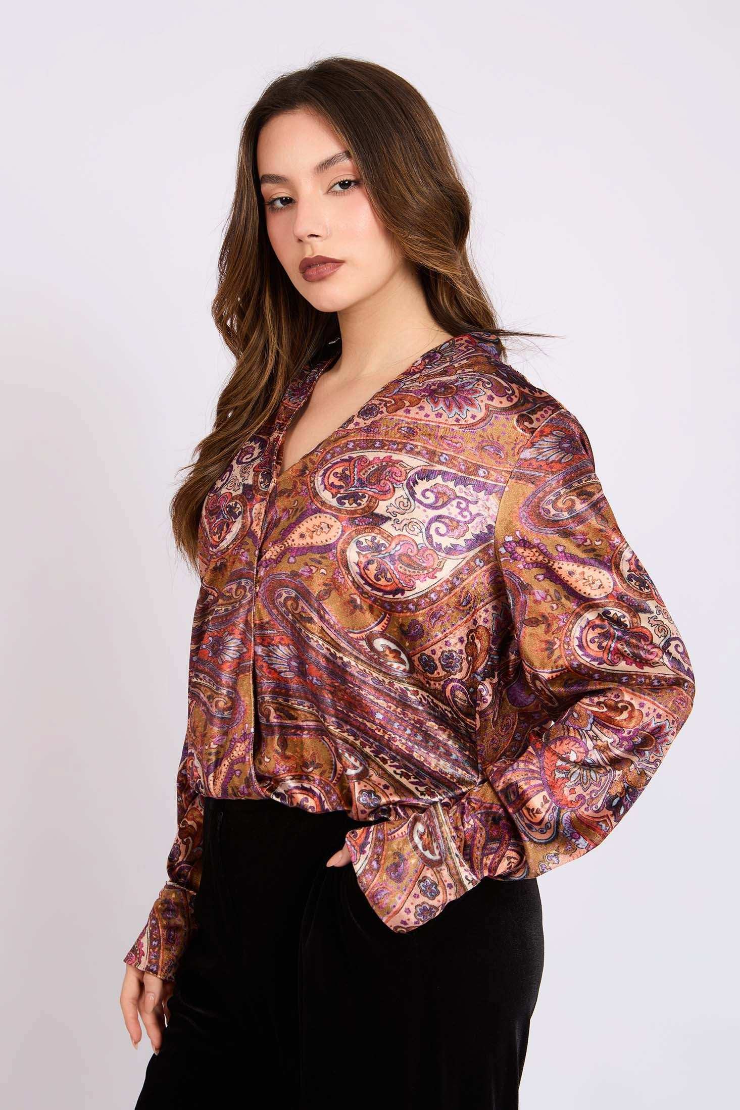 Women Regular Fit Blouse Multicolor