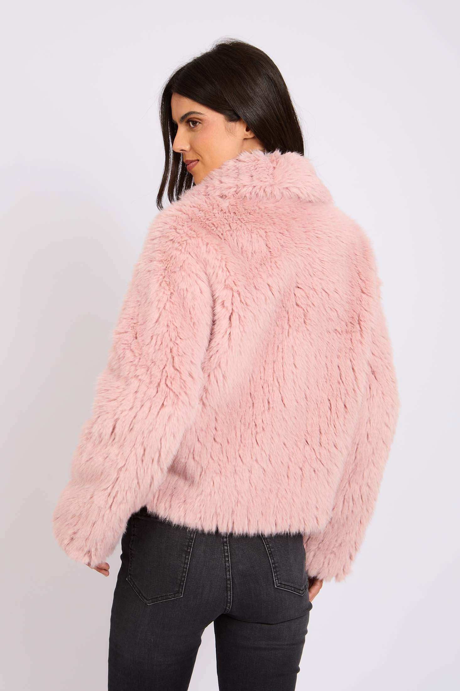 Women Regular Fit Jacket Pink