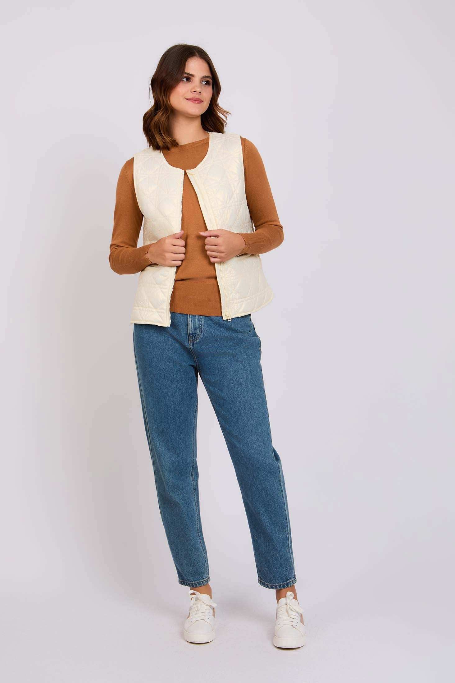 Women Vest White