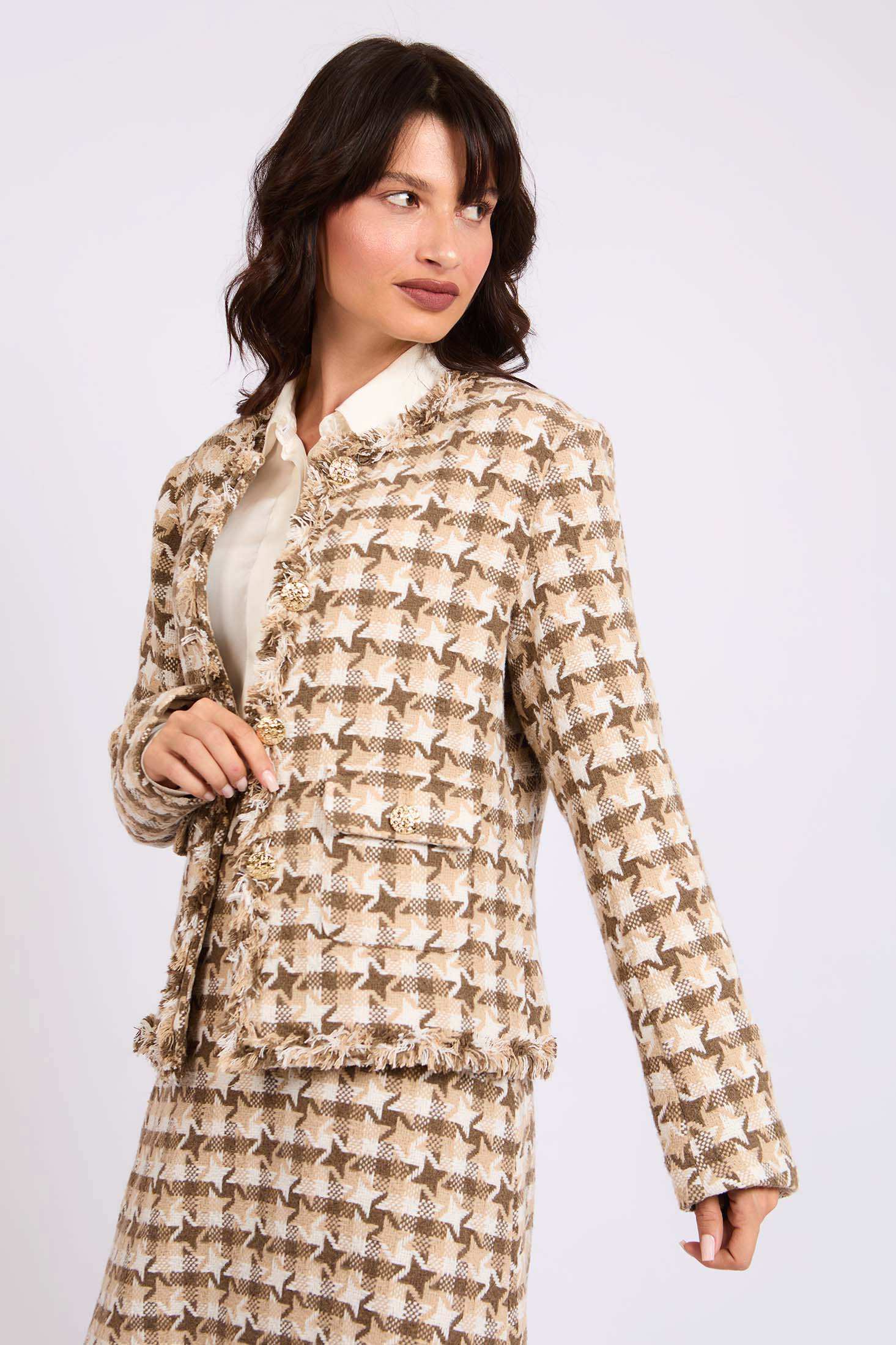 Women Regular Fit Jacket Multicolor