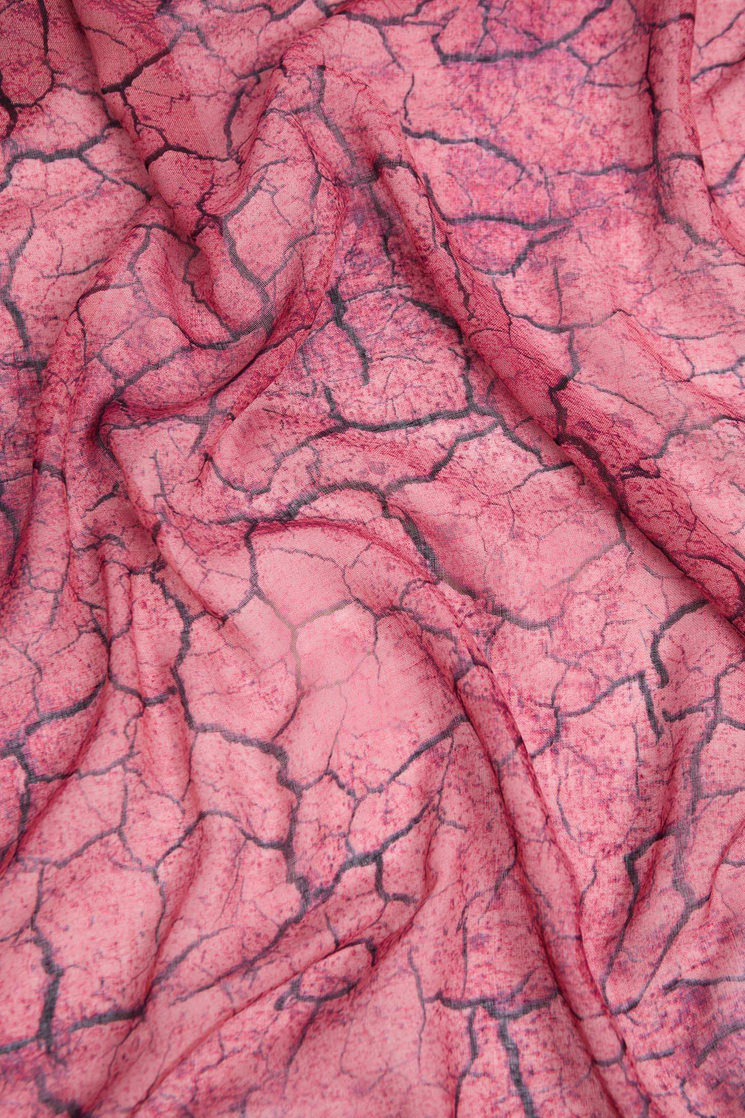 Women Scarf Dark Pink