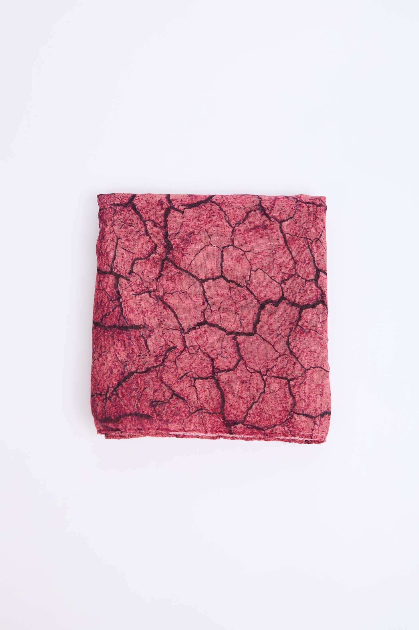Women Scarf Dark Pink