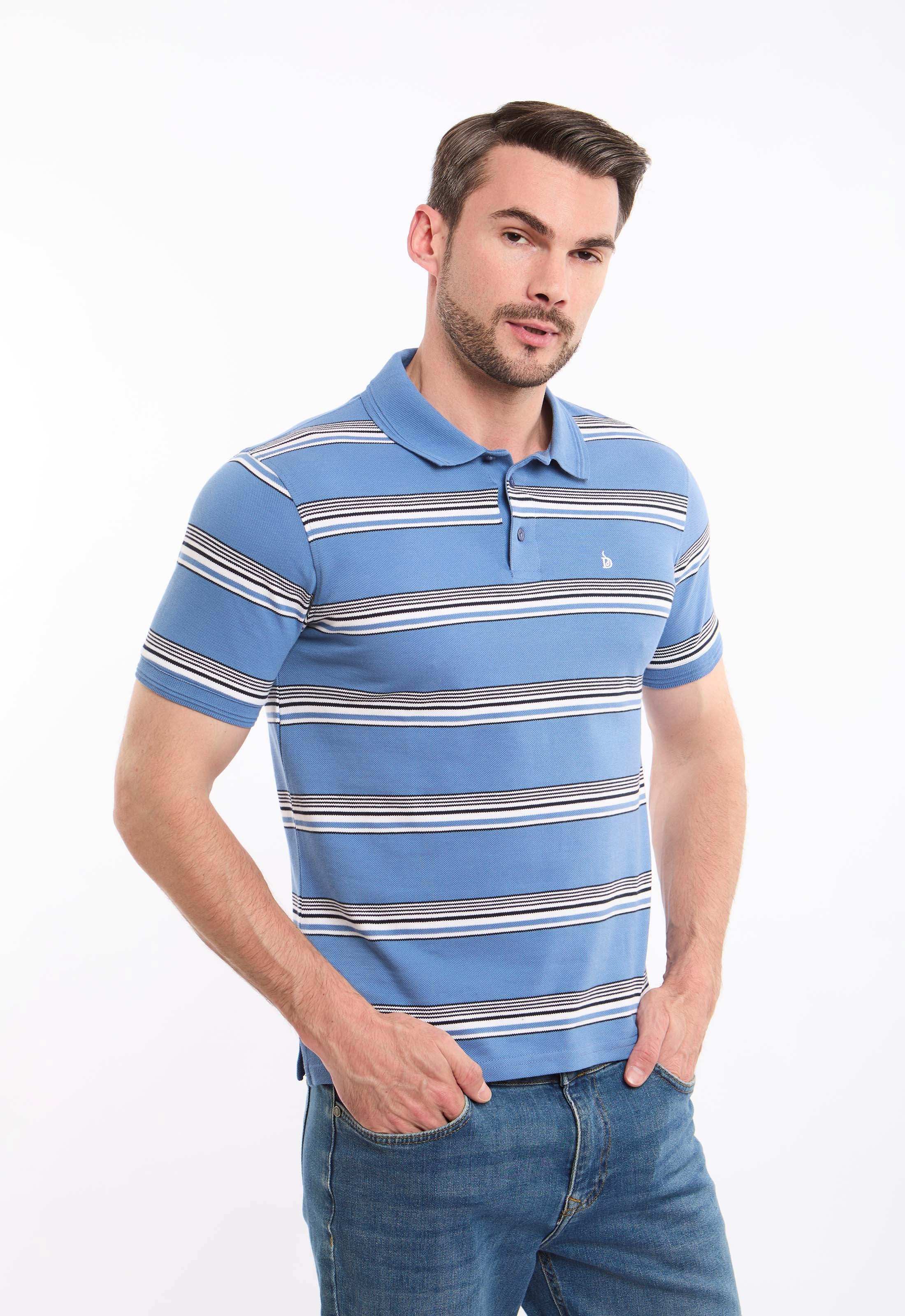 Striped Short Sleeves Polo Shirt