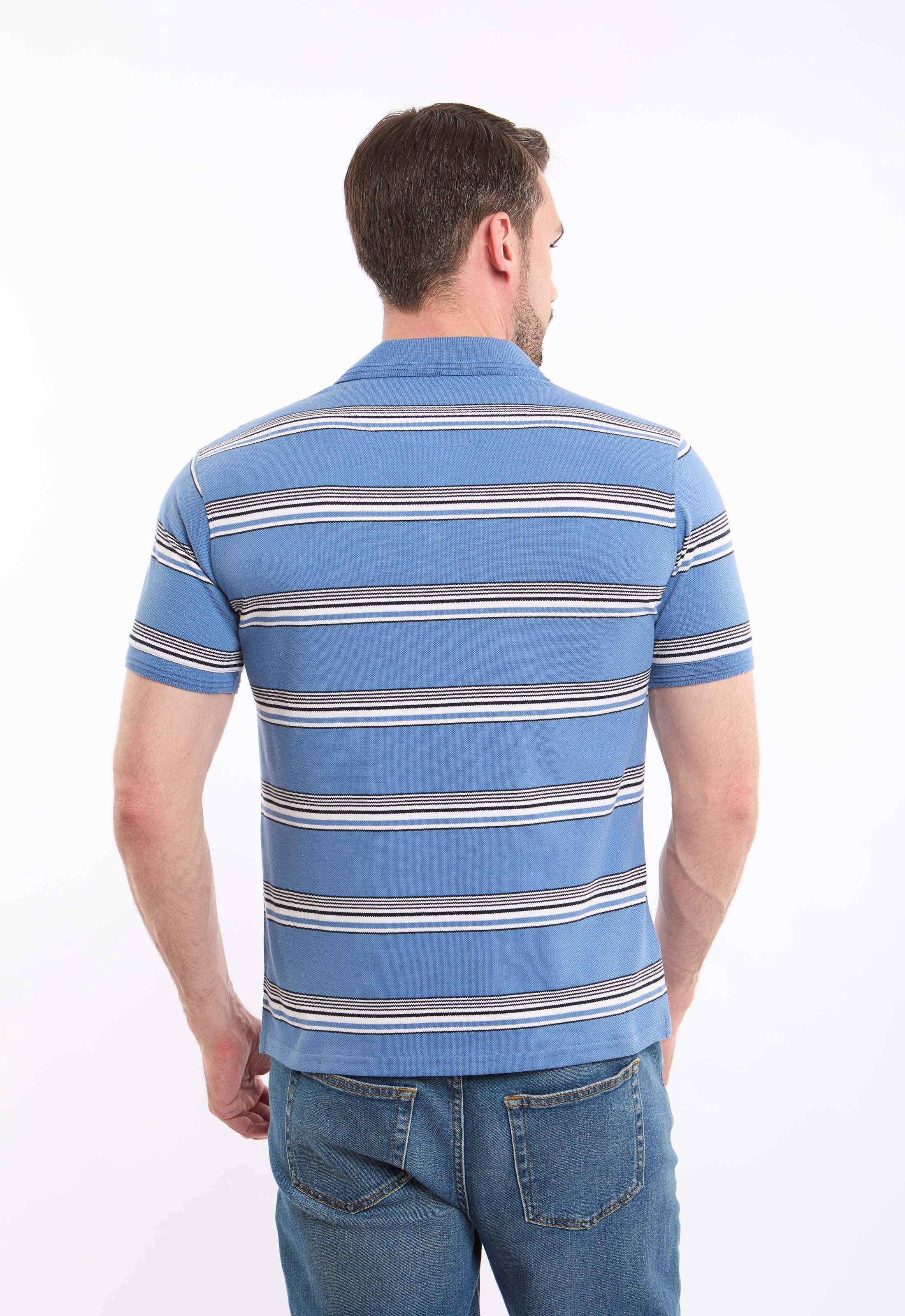 Striped Short Sleeves Polo Shirt