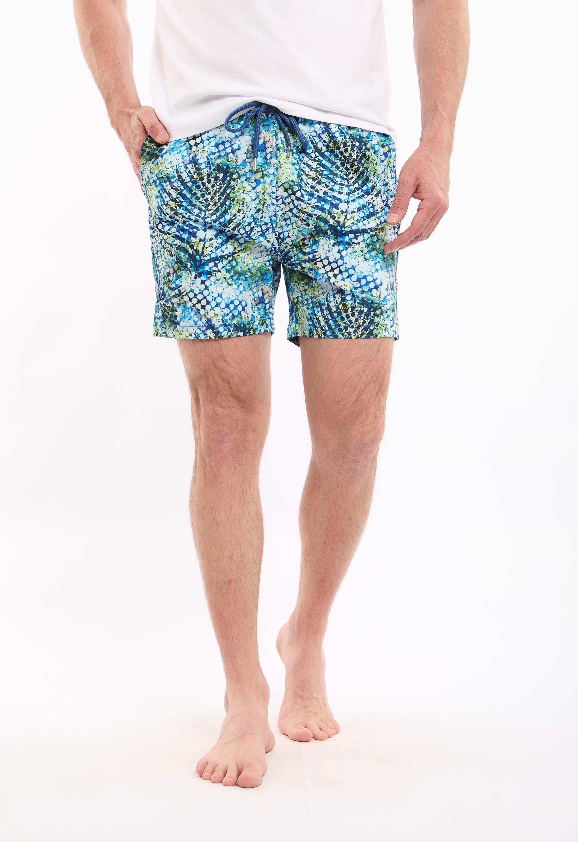 Patterned Summer Swim Shorts