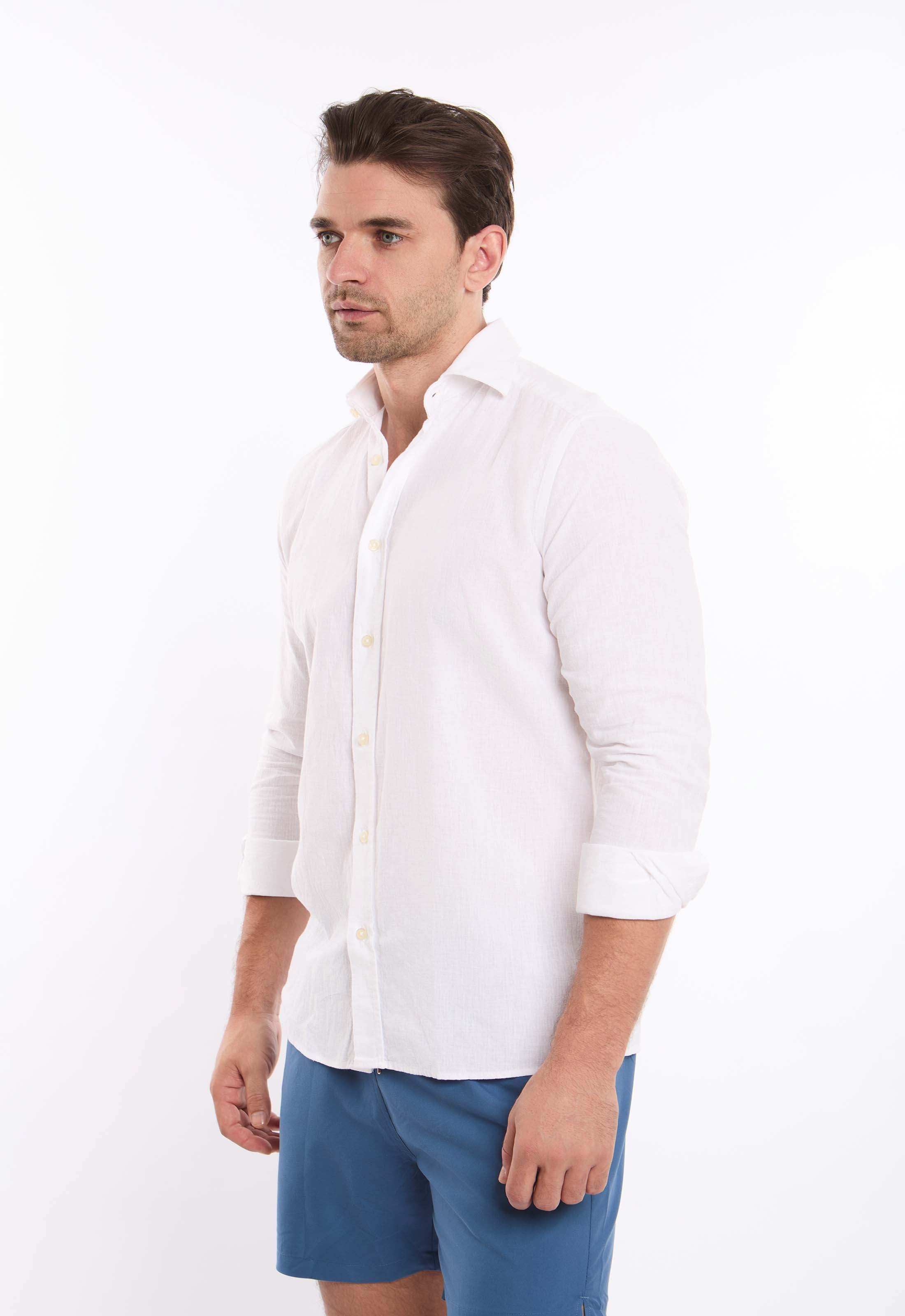 Regular Fit Cotton Textured Shirt