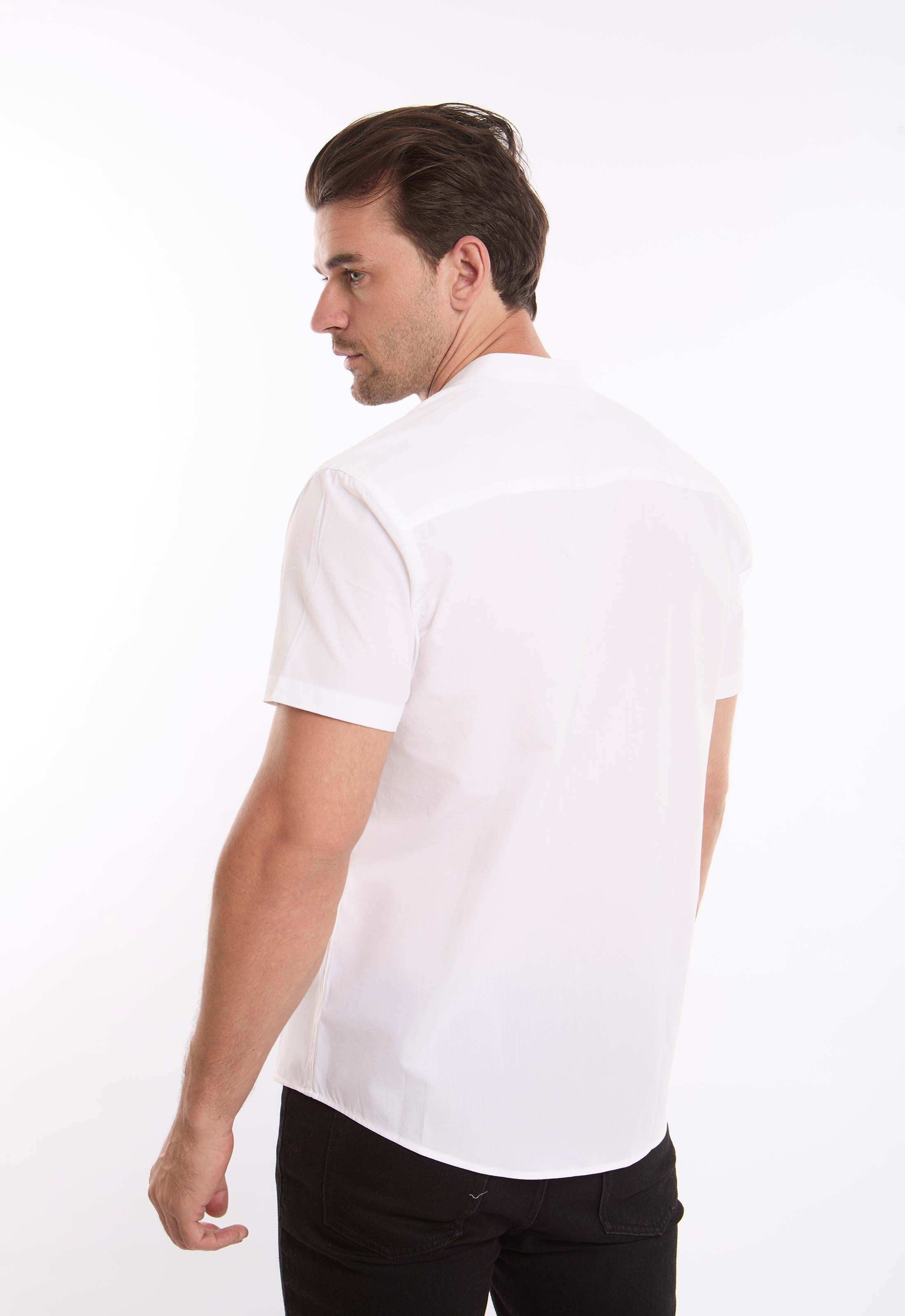 Short Sleeves Summer Shirt with Front Pattern