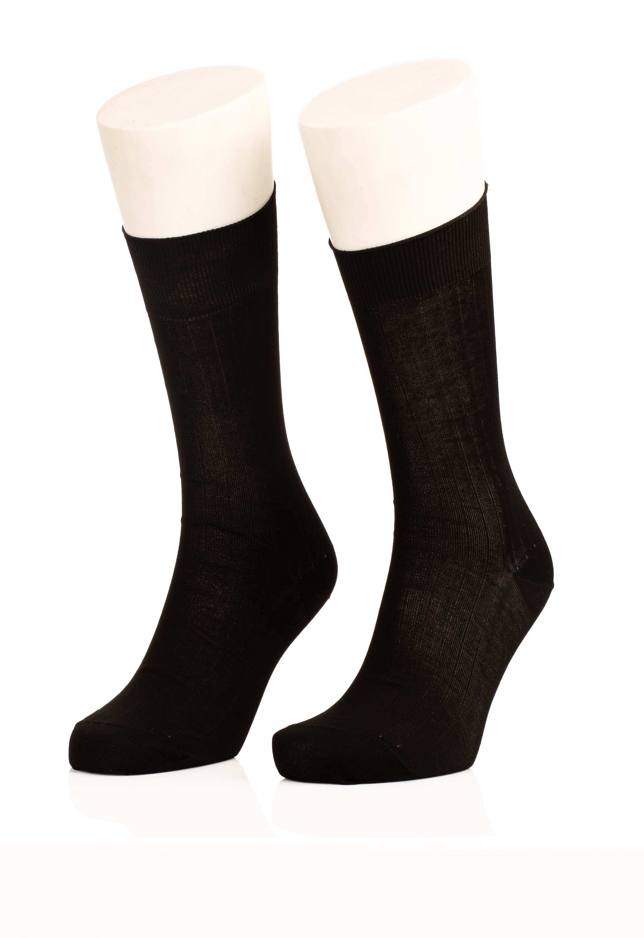 Striped Slip On Mid-Calf Socks