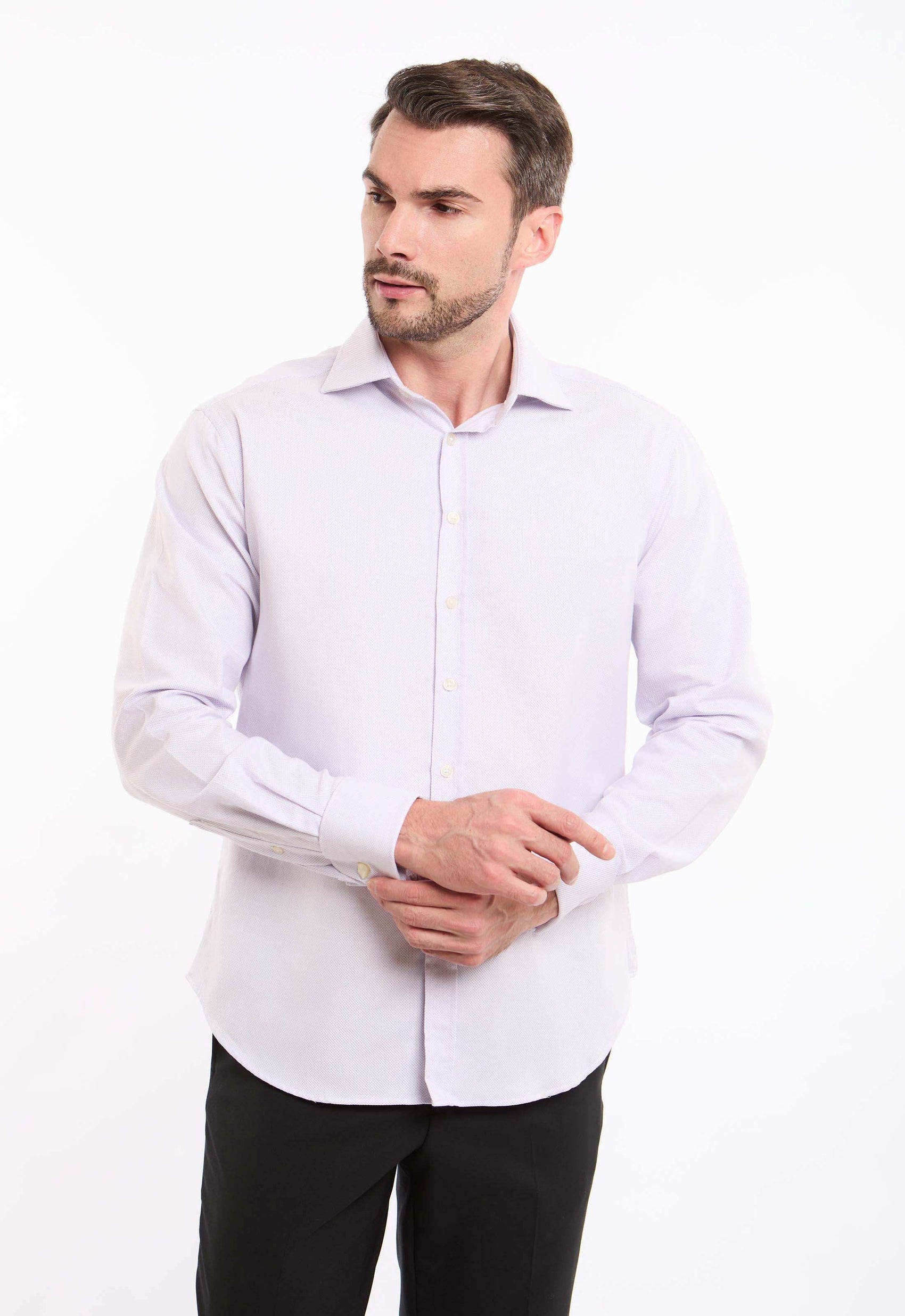 Regular Fit Solid Classic Shirt