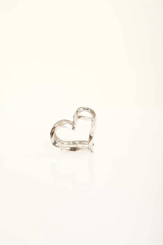 Wavy Heart Metal Hair Clip