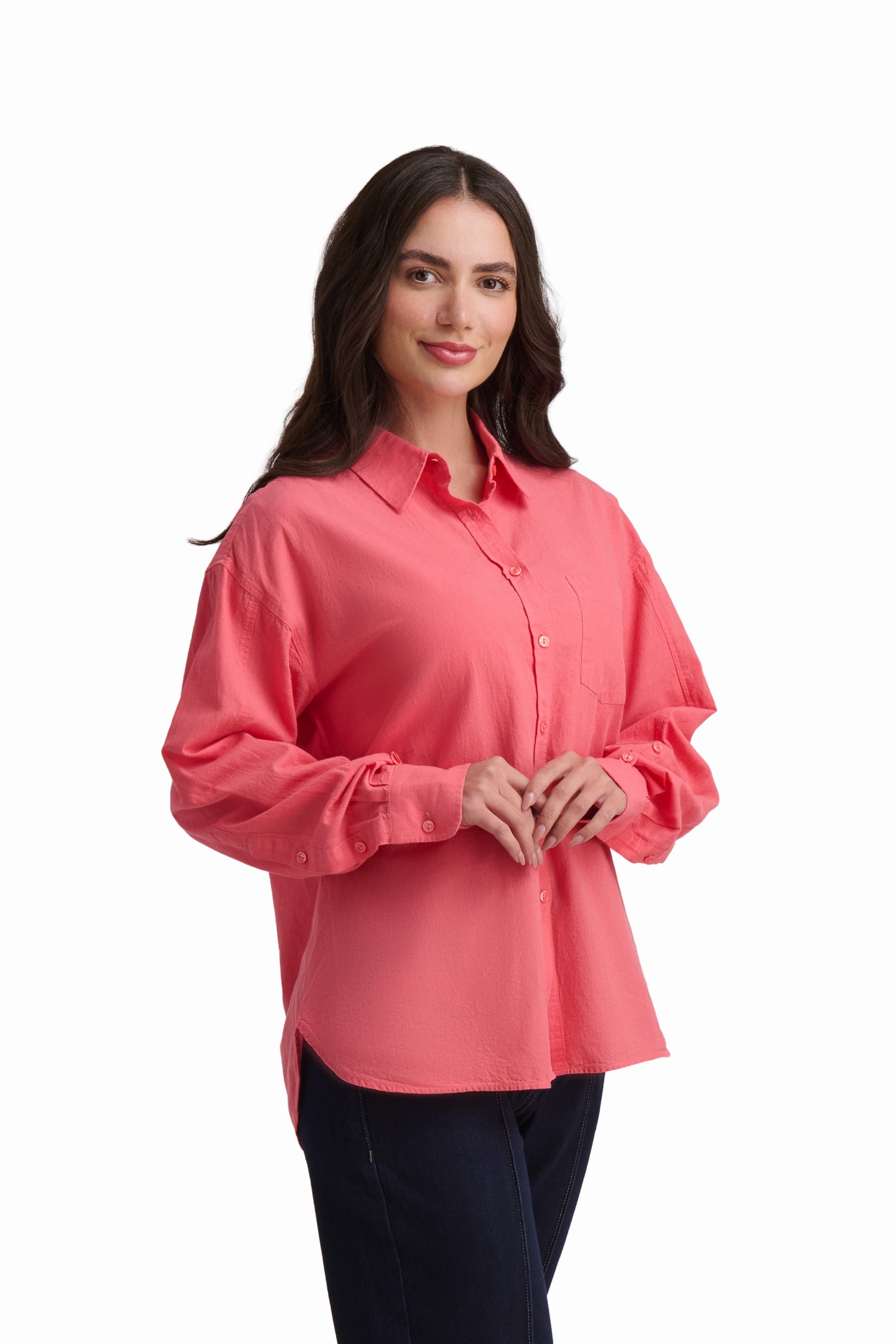 Cream Cotton-Linen Shirt