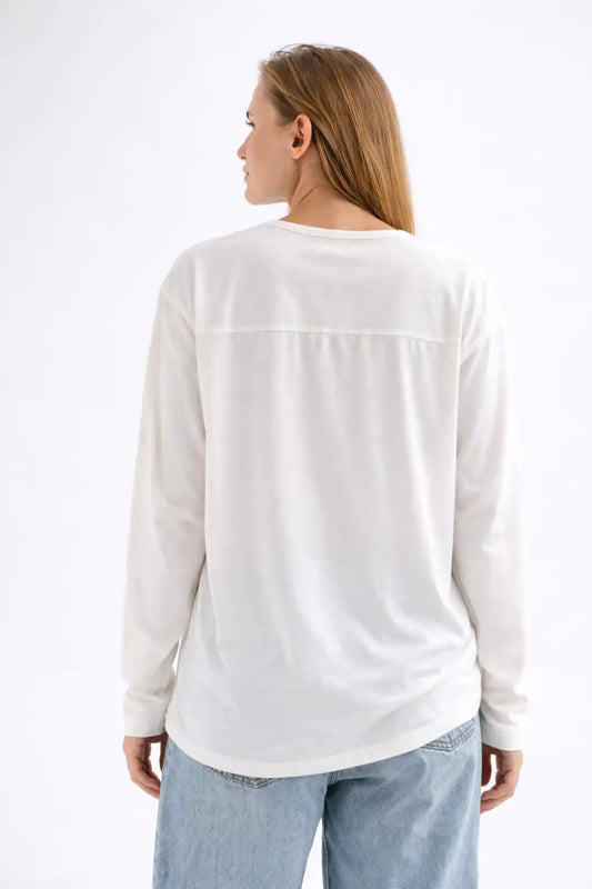 تي-شيرت جيرسي بطبعة نجمة بحر 