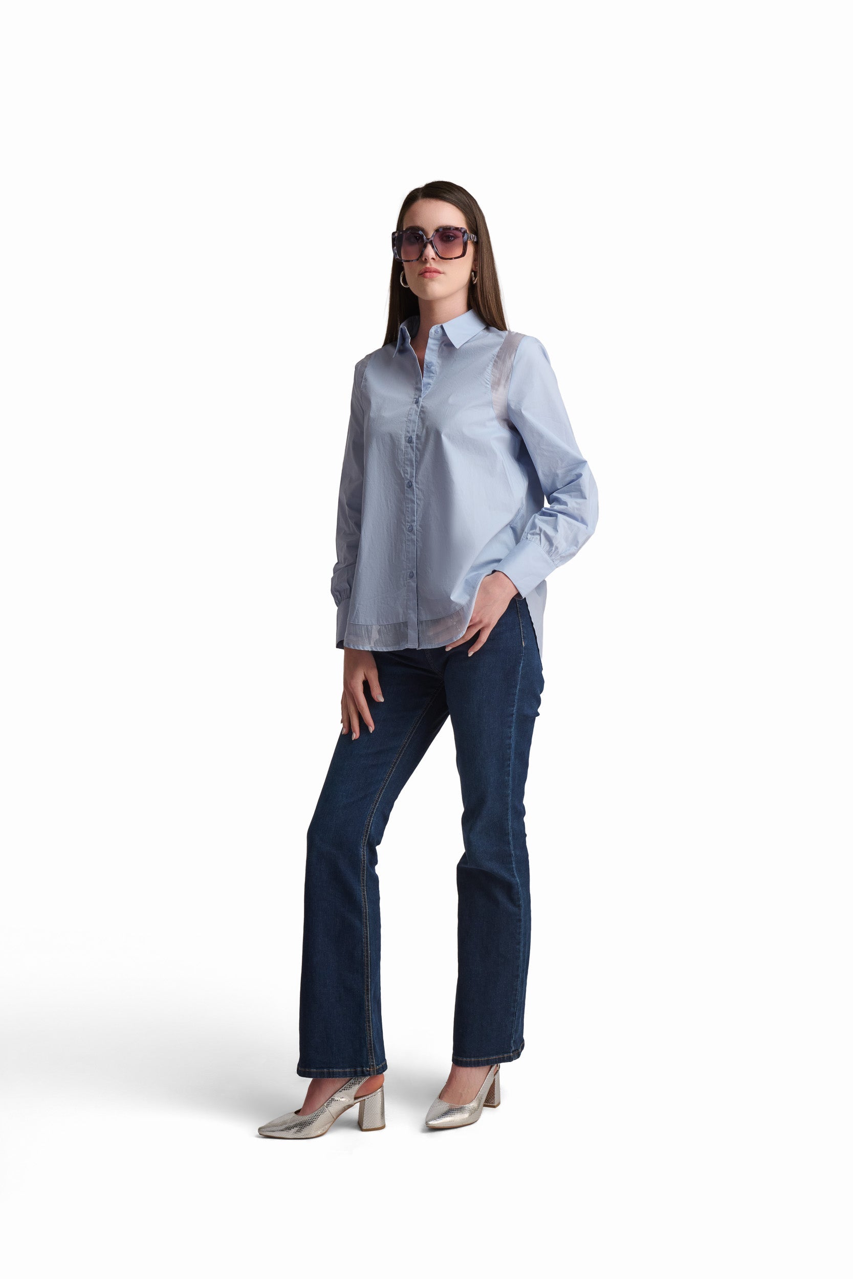 Blue Cotton Shirt