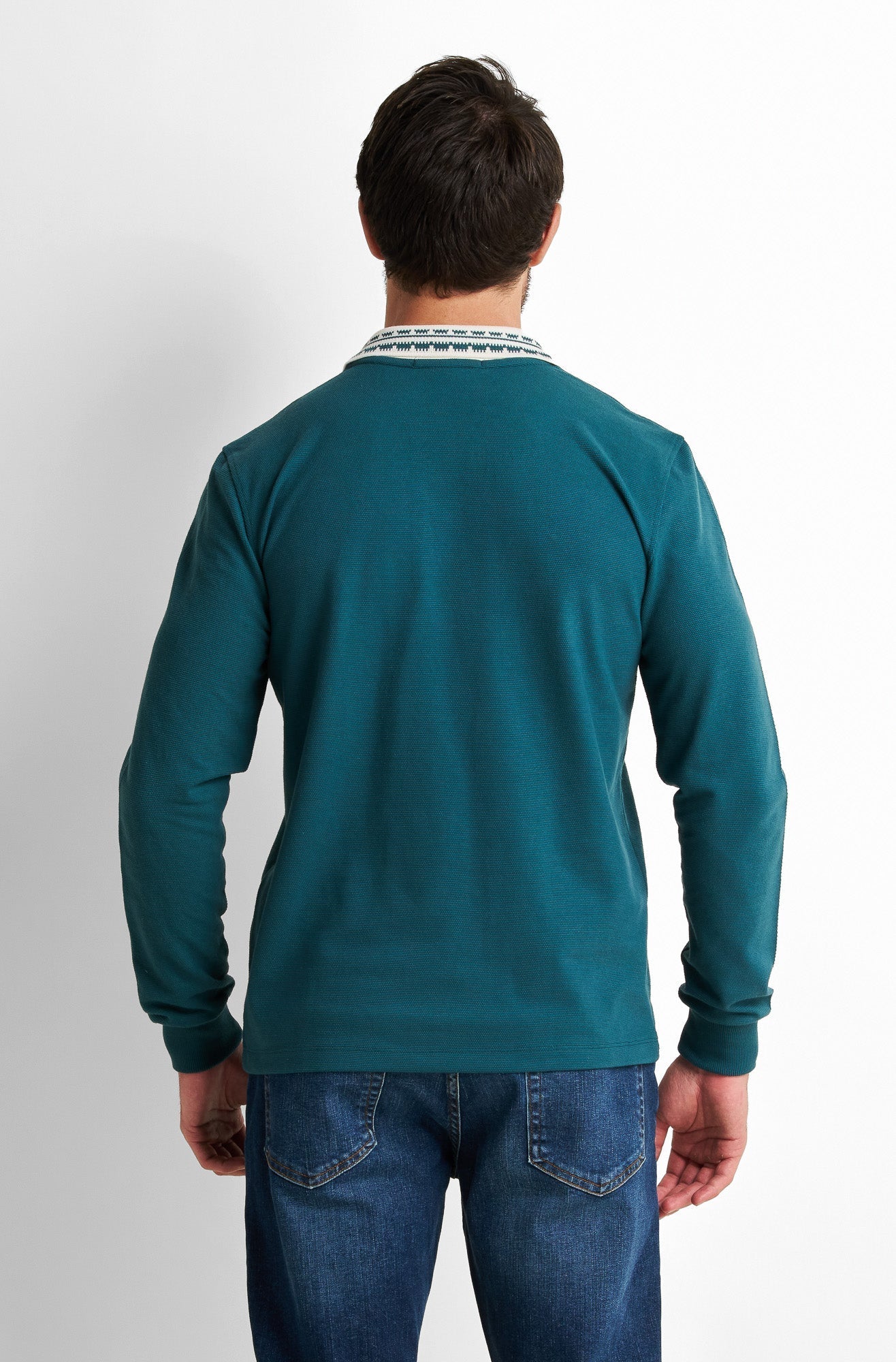 Zip-Front Polo Shirt