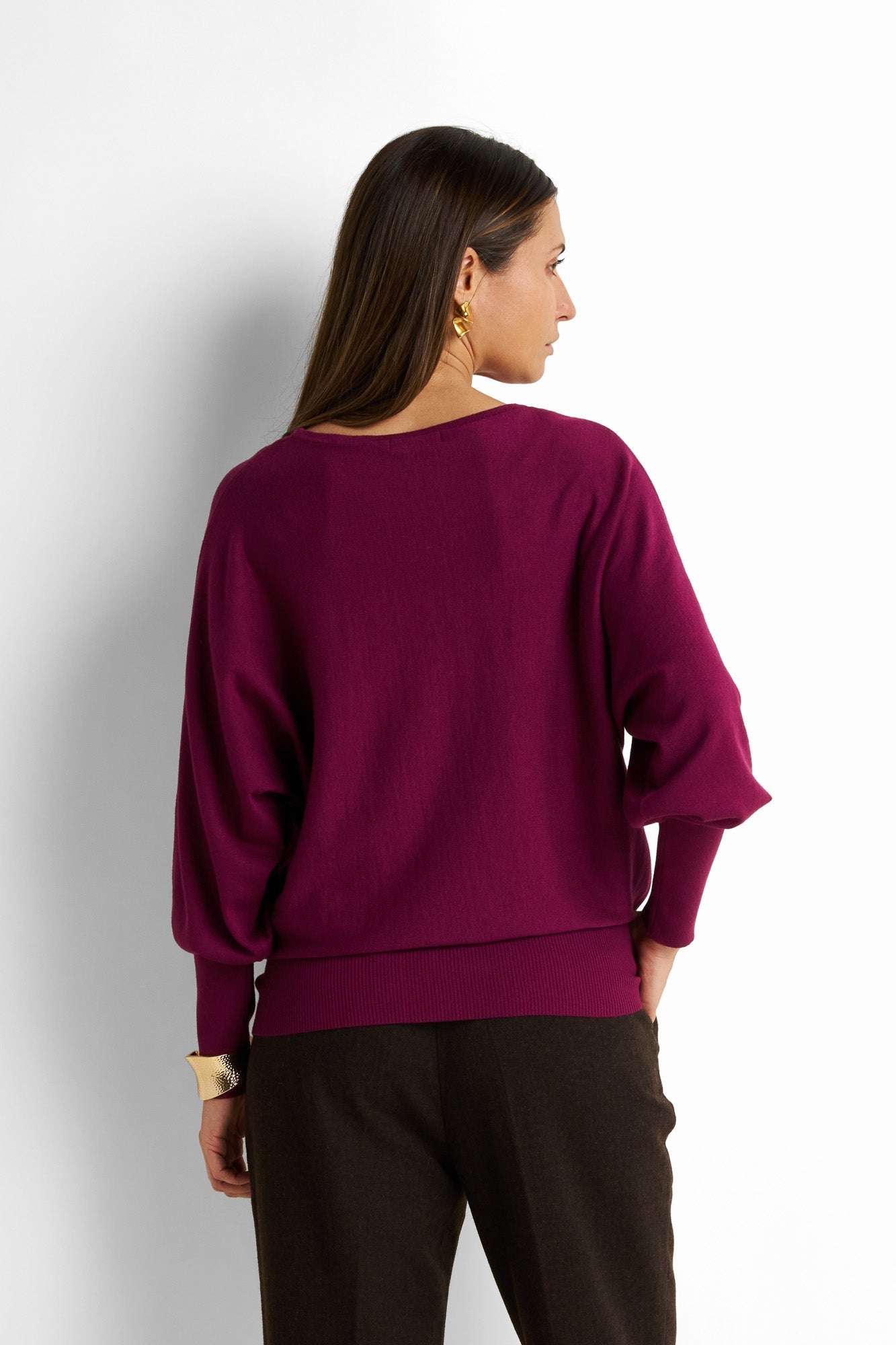 Relaxed-Fit Drop-Shoulder Pullover
