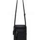 Black Leather Crossbody Bag